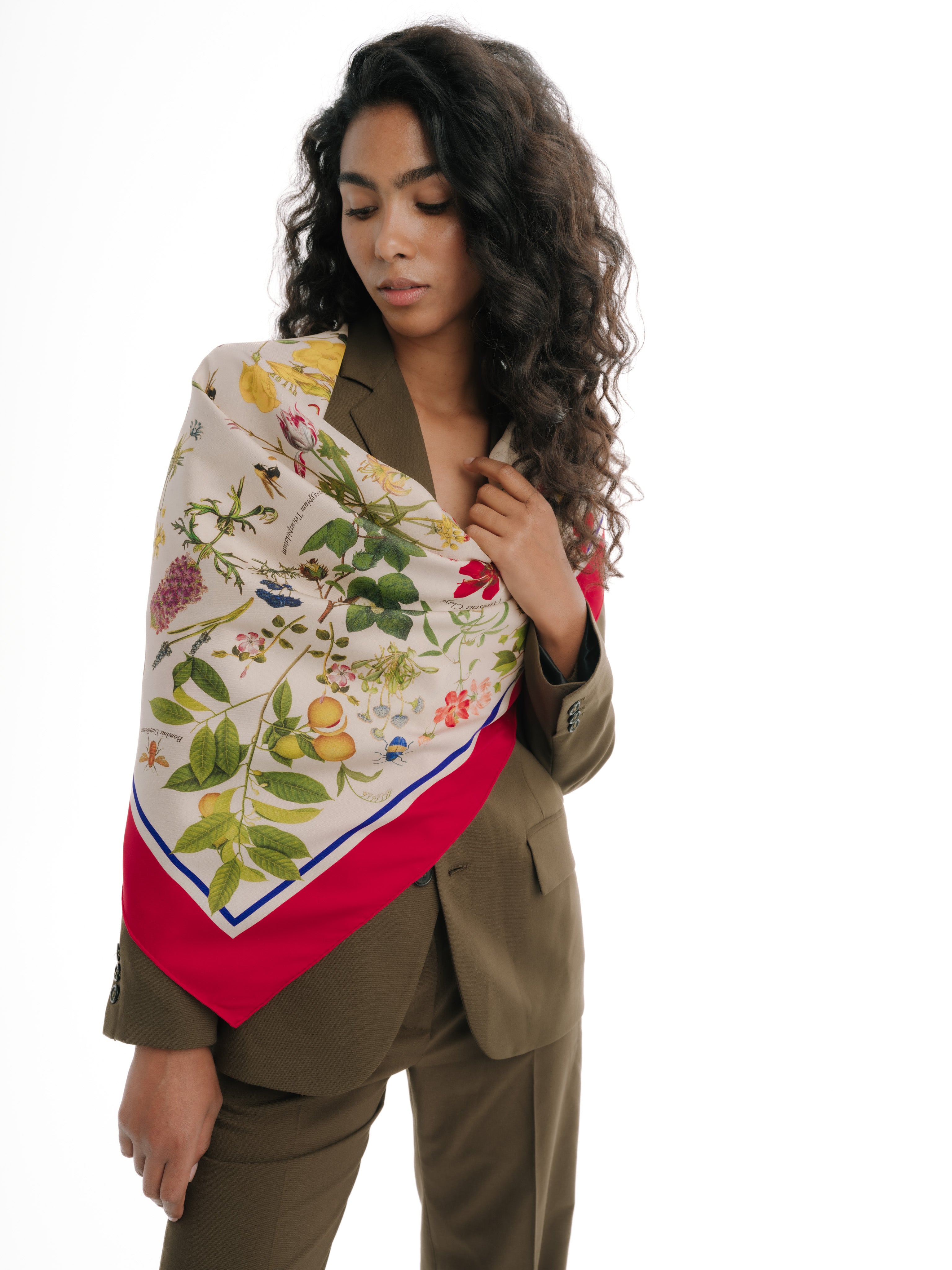 girl-in-silk-scarf-with-botanic-floral-design