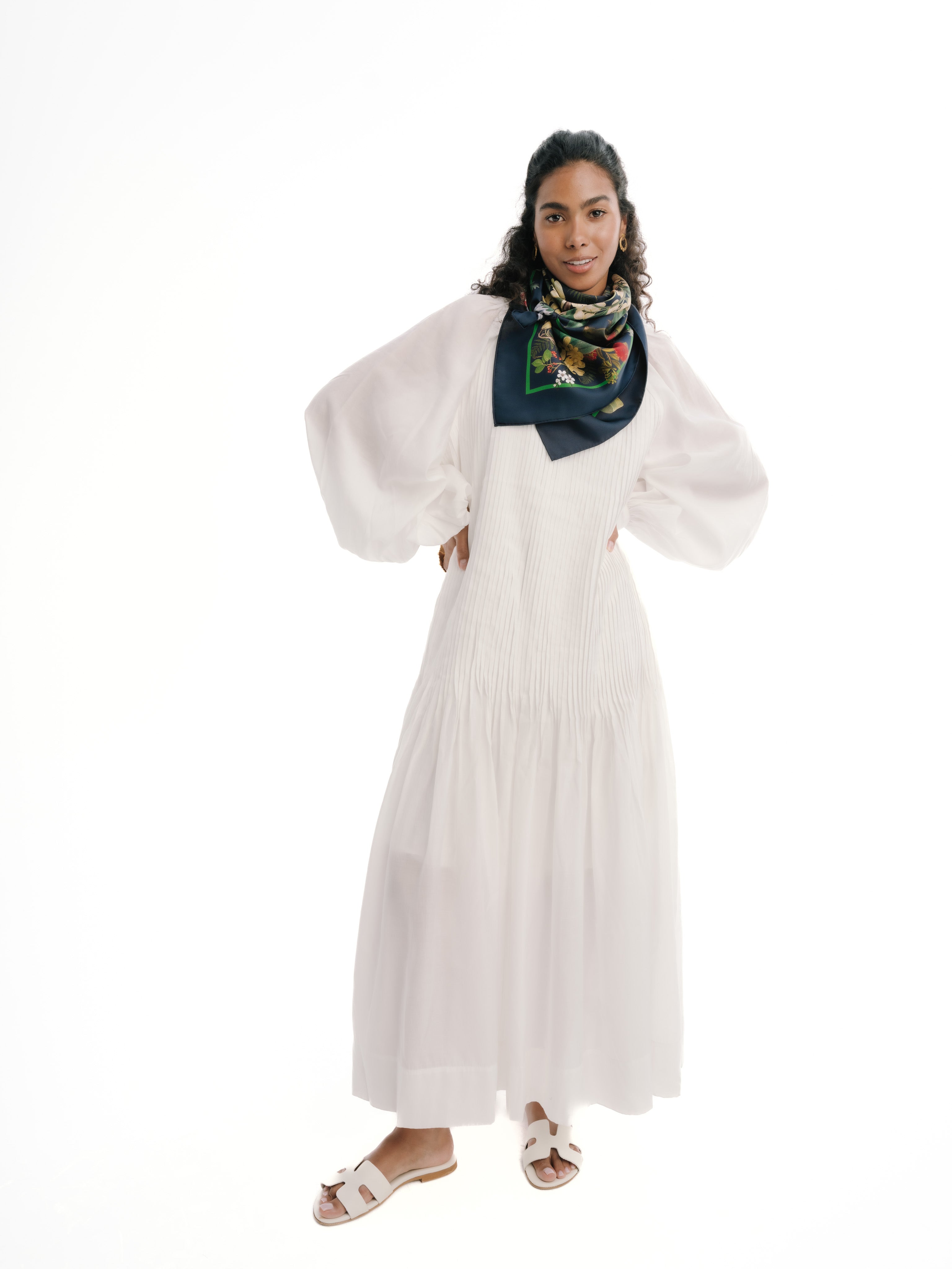 women-in-premium-silk-scarf-in-white-dress