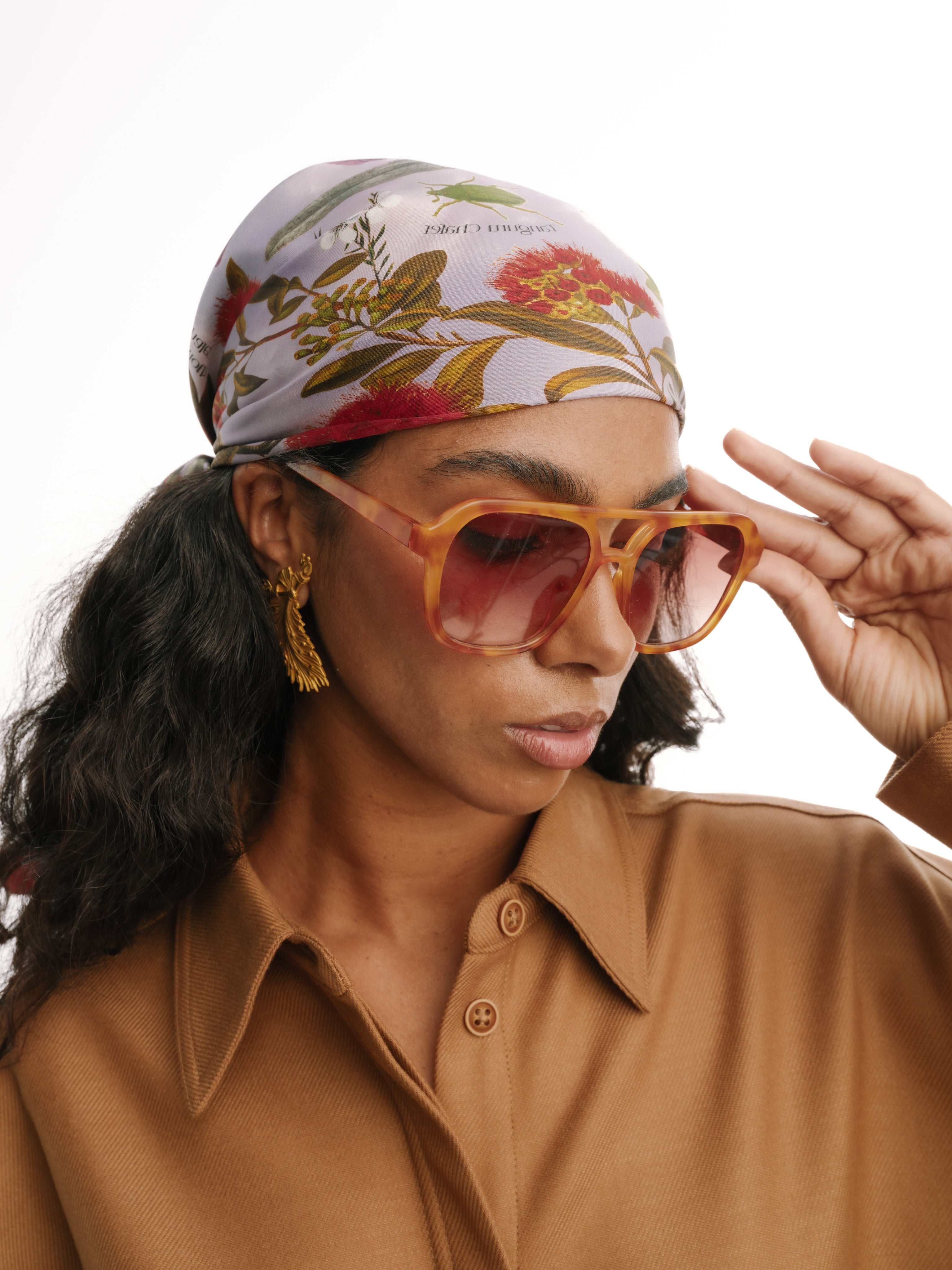 woman-in-floral-silk-headscarf